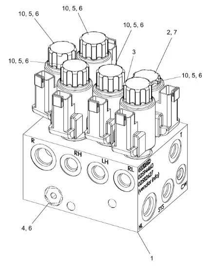 87755372 - клапан